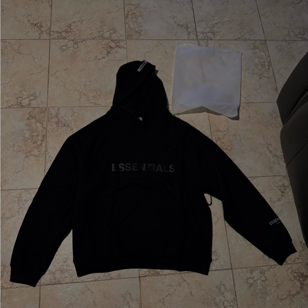 Essentials Black Hoodie